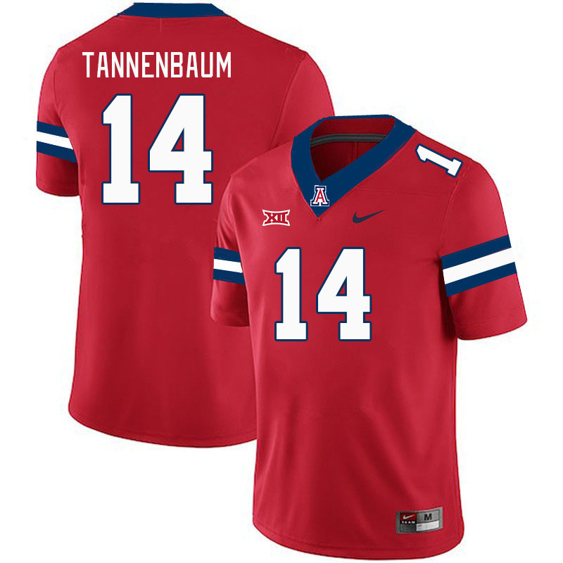 Arizona Wildcats #14 Cole Tannenbaum Big 12 Conference College Football Jerseys Stitched Sale-Cardinal